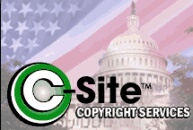 Copyright ALL of your web site's content NOW with c-Site!